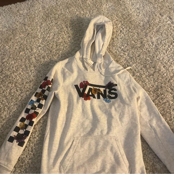 Vans Other - Vans Flower Checkered Hoodie XS Women New without tags